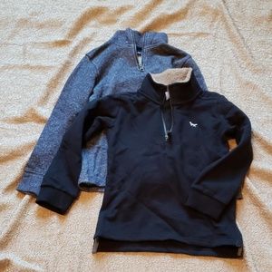 Boys 1/4 zip pullovers